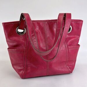 RELIC Brand Y2K Pink Glazed Tote Handbag Shoulder Purse